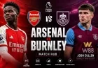 Arsenal vs Burnley Match Center | Live Updates, Stats, Lineups & Commentary