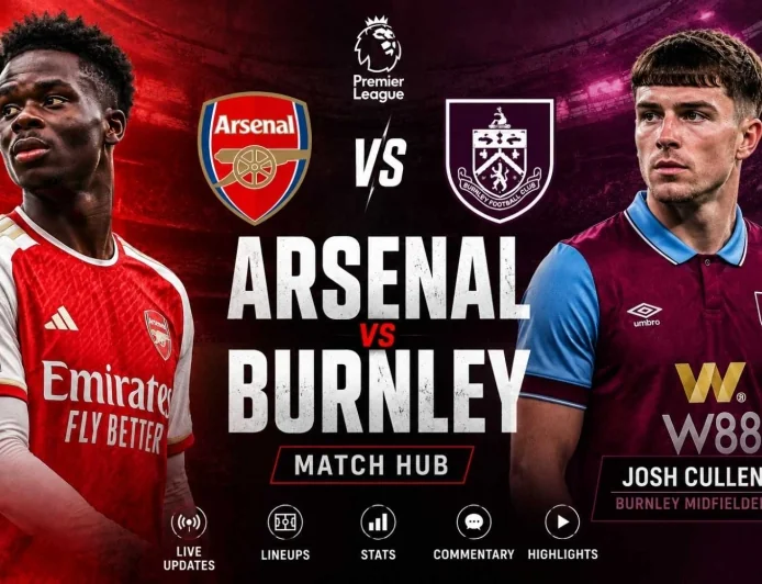 Arsenal vs Burnley Match Center | Live Updates, Stats, Lineups & Commentary