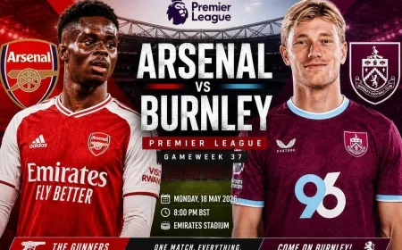 Arsenal vs Burnley Match Preview, Prediction, Team News, Lineups & Analysis
