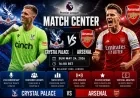 Crystal Palace vs Arsenal Match Centre: Live Score, Lineups, Stats & Commentary